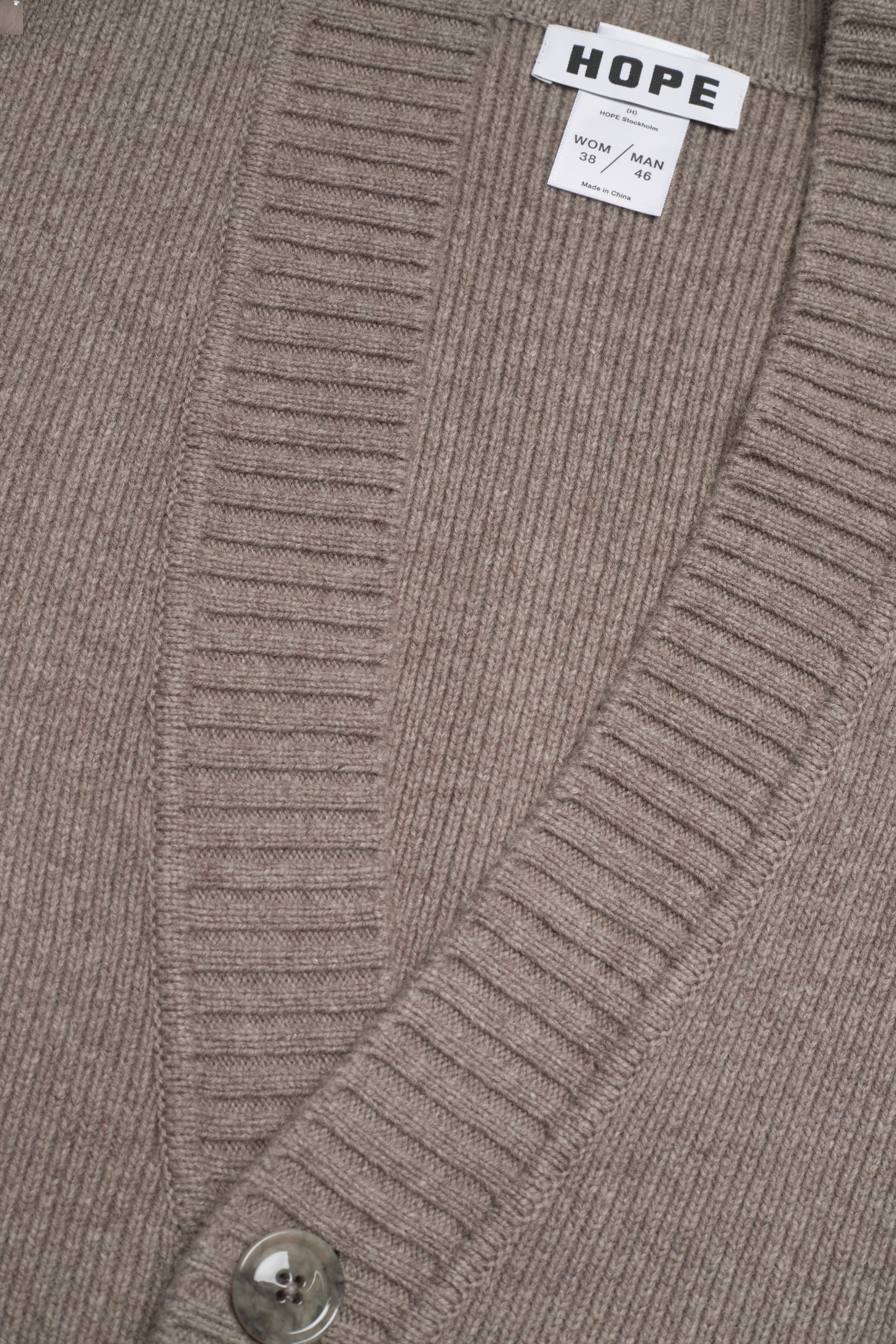 Hope - MEGA CARDIGAN - beige mel - 2