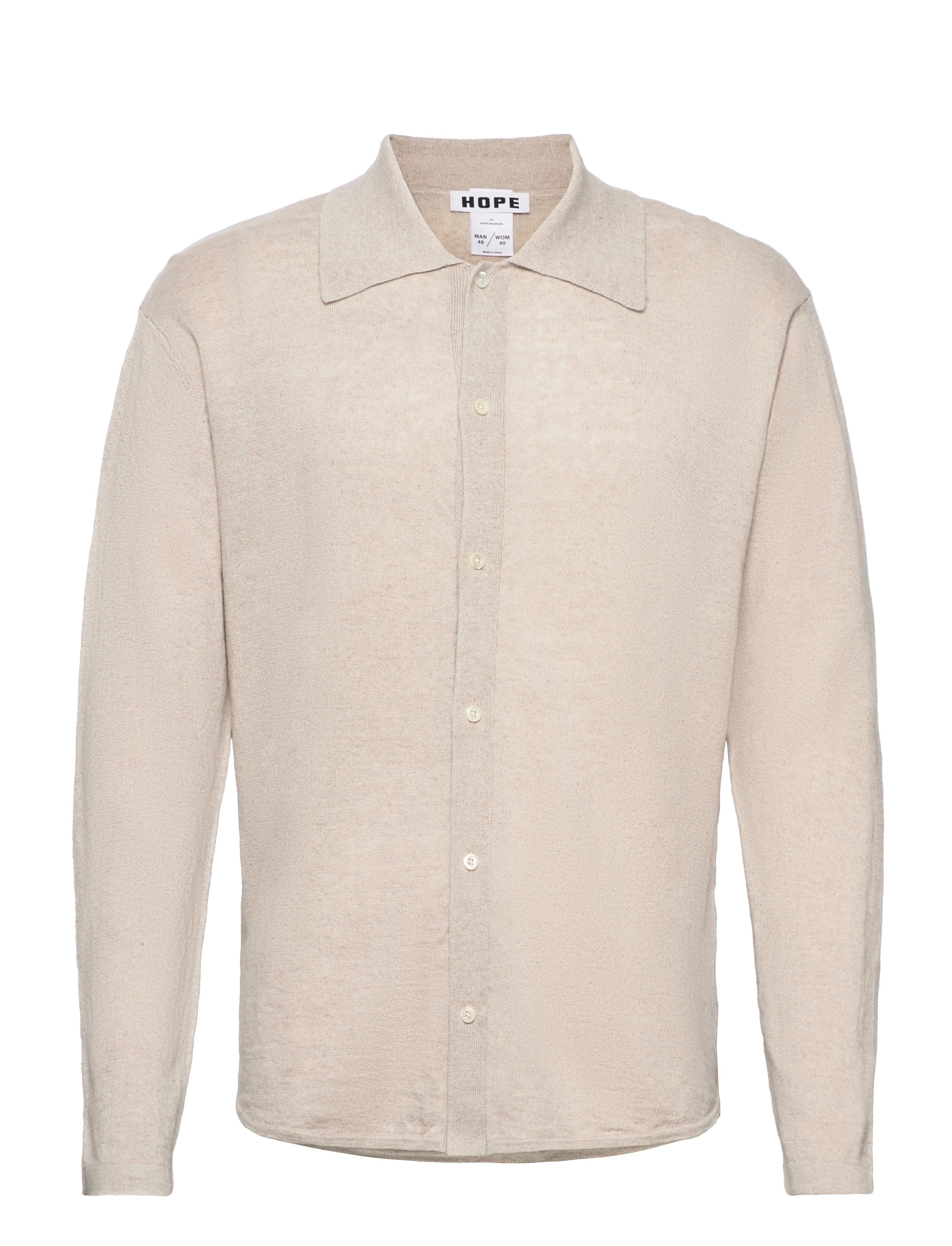 Hope - FLUX SHIRT - lt beige mel - 0