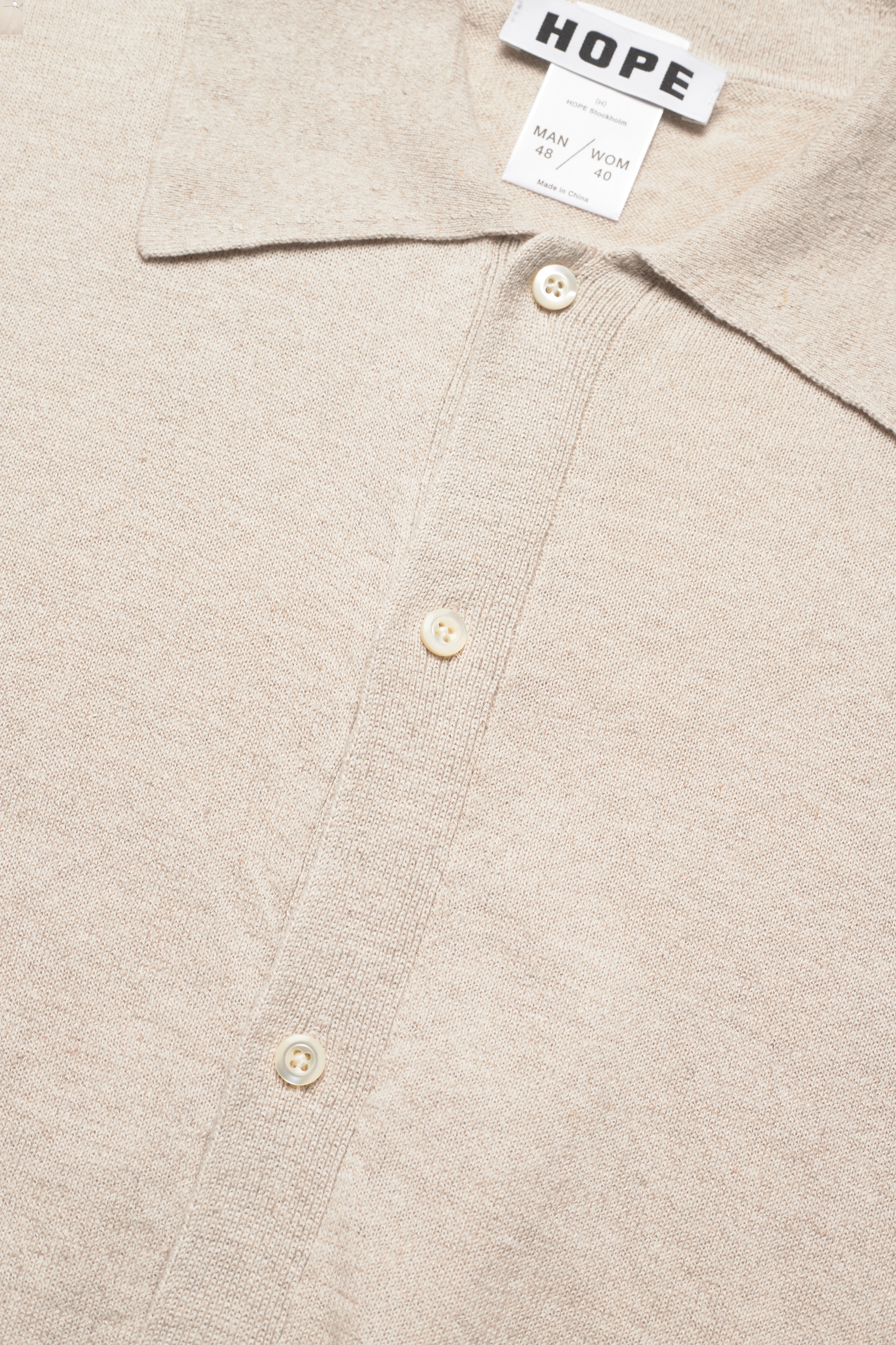 Hope - FLUX SHIRT - lt beige mel - 2