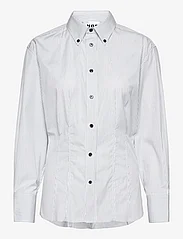 Hope - Relaxed Shaped Shirt - long-sleeved shirts - dk navy stripe - 0