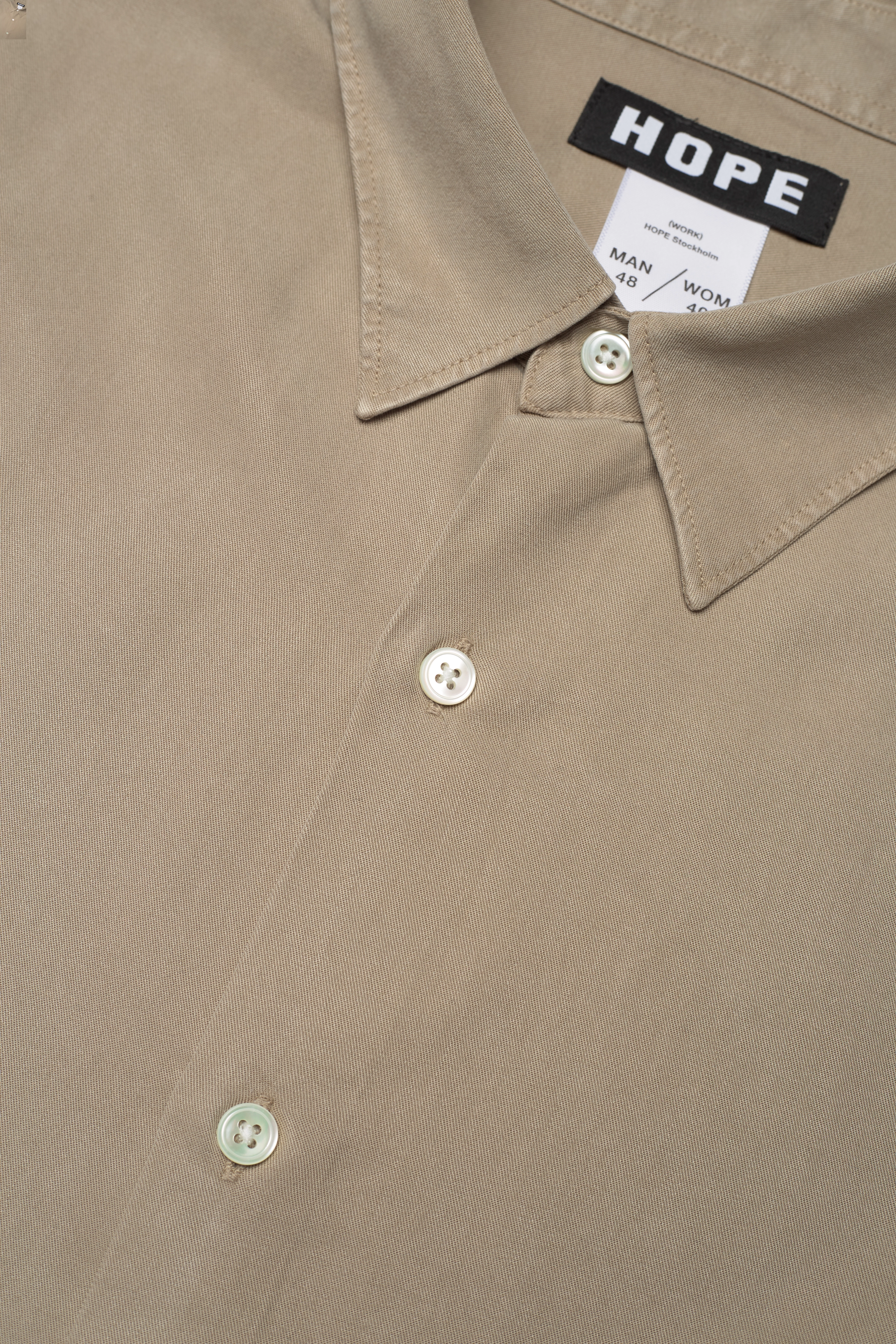 Hope - AIR CLEAN SHIRT - lt khaki beige - 3