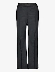 Hope - Flared Elasticated Trousers - grey melange - 0