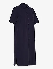 Hope - Short-sleeve Shirt Dress - paitamekot - dk navy tencel - 3