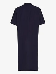 Hope - Short-sleeve Shirt Dress - skjortklänningar - dk navy tencel - 1