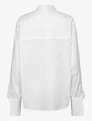 Hope - Relaxed Cufflink Shirt - langærmede skjorter - white stripe soft - 1