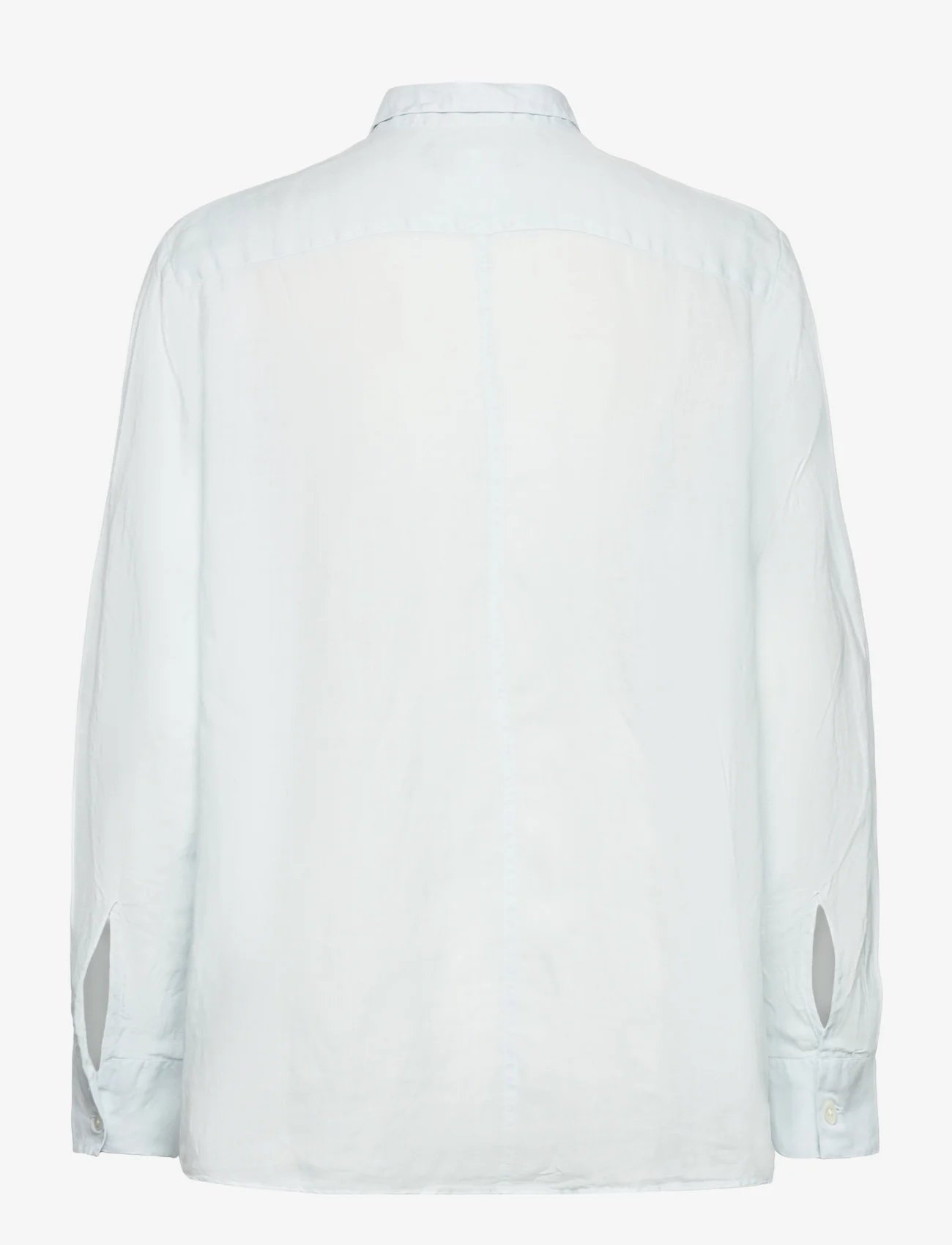Hope - Boxy Shirt - pikkade varrukatega särgid - geyser grey linen - 1