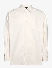 Hope - Relaxed Seersucker Shirt - basic-hemden - ecru seersucker - 0