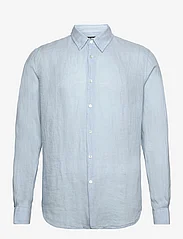 Hope - Regular Fit Linen Shirt - linneskjortor - sky blue linen - 0