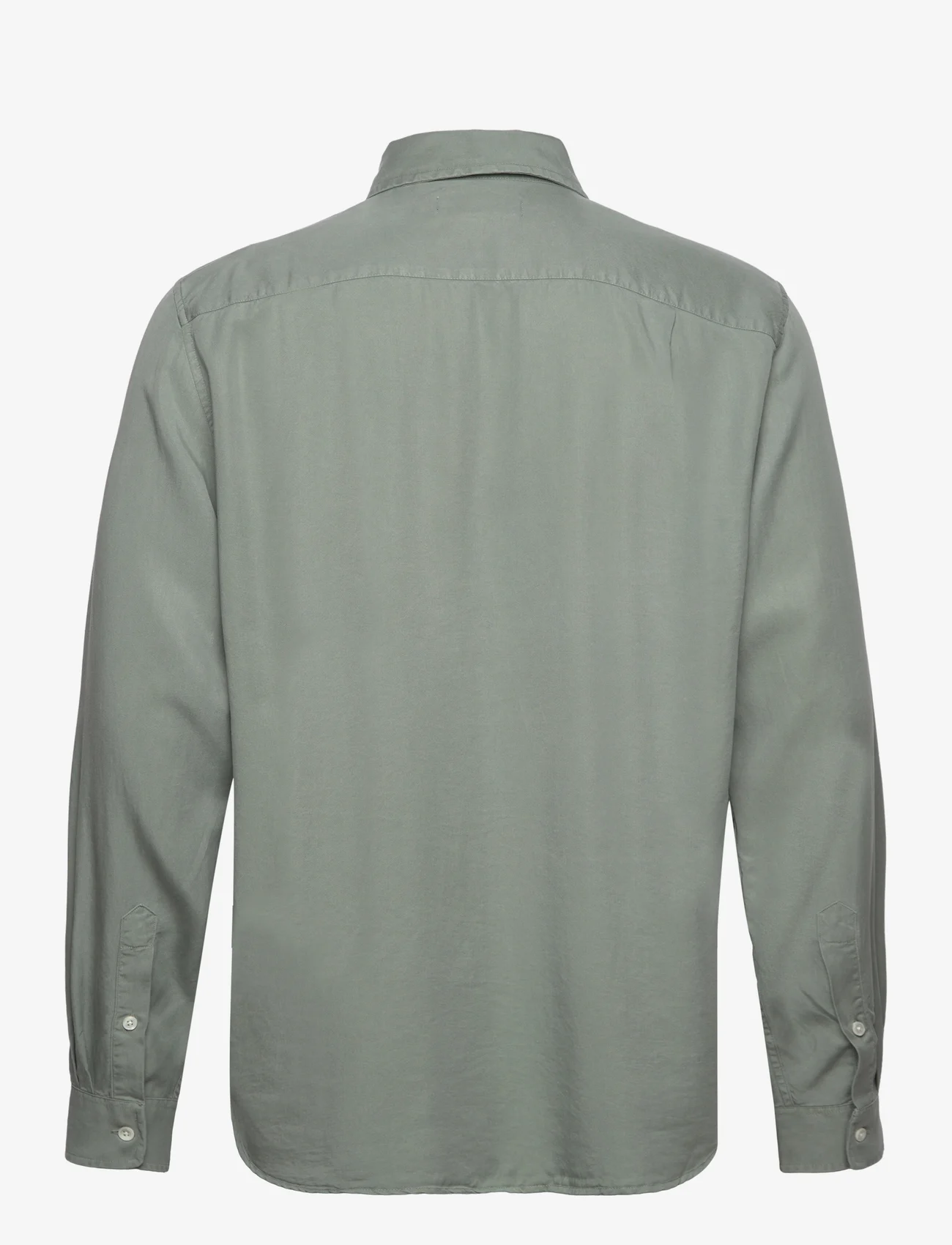 Hope - Regular Fit Shirt - basic shirts - ash green tencel - 1