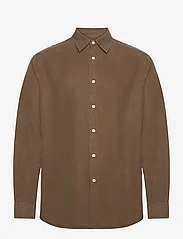Hope - Regular Fit Shirt - basic-hemden - khaki tencel - 0