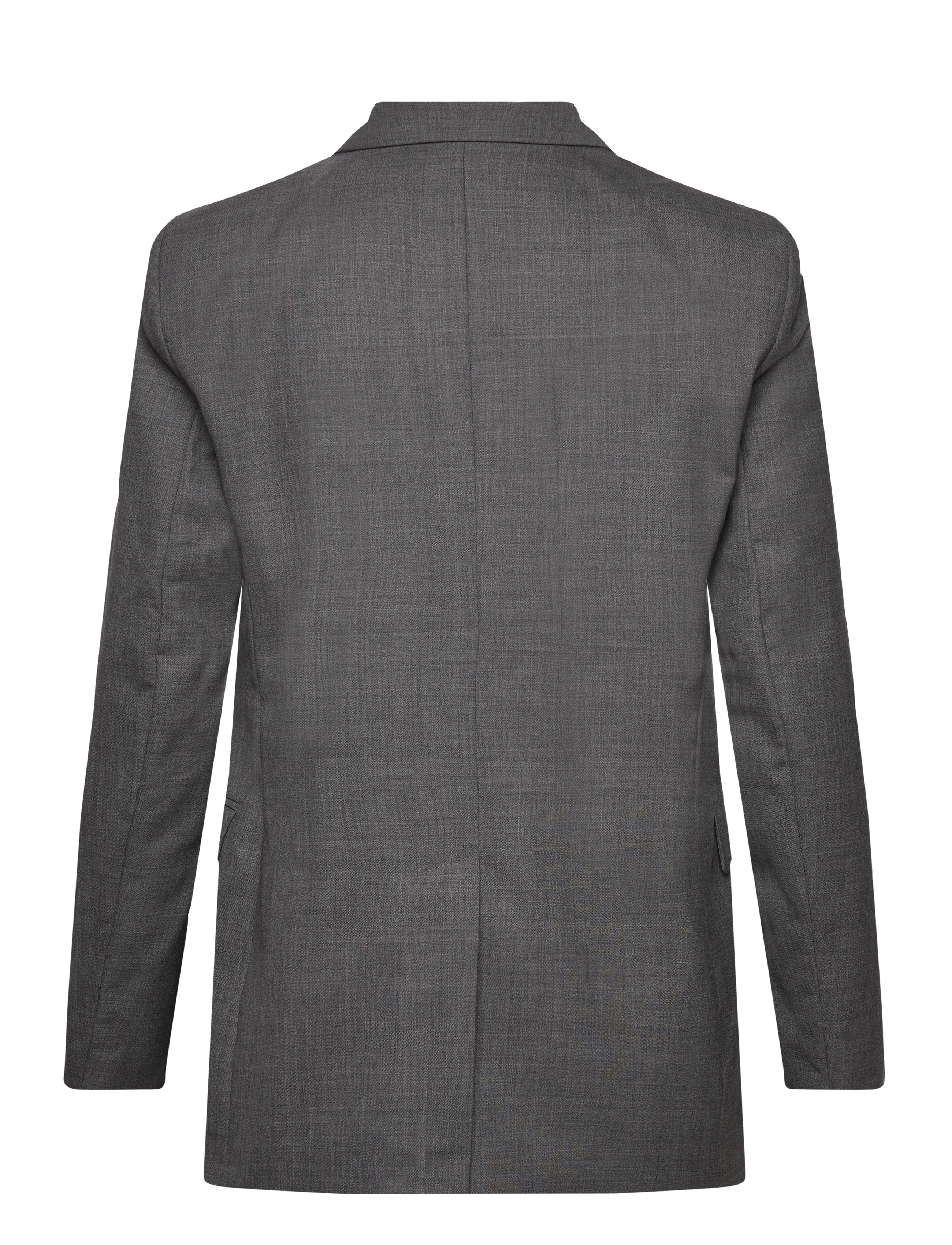 Hope - Built Up Double Breasted Blazer - grey melange - 1