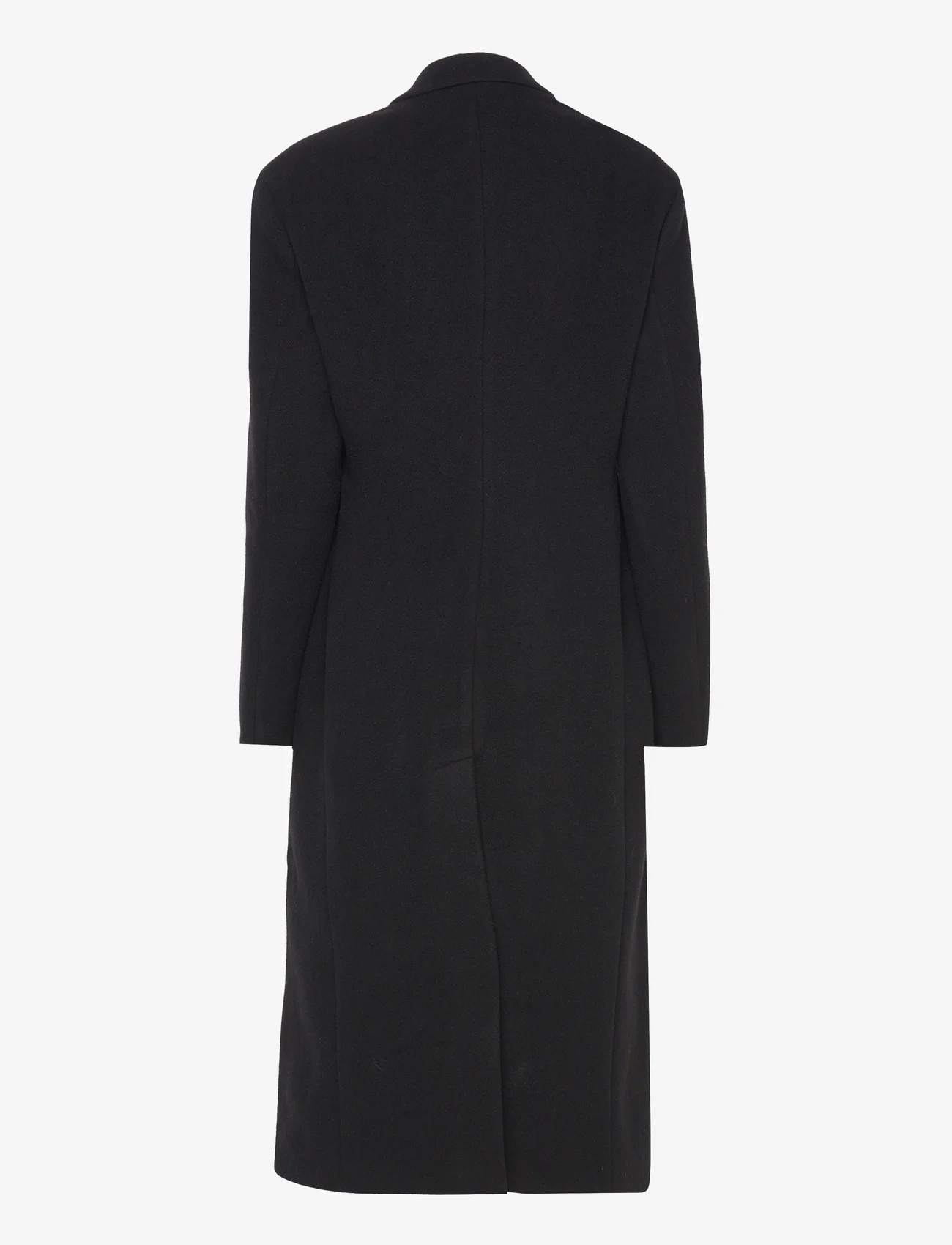 Hope - Double Breasted Wool Coat - Žieminiai paltai - black - 1