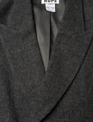 Hope - Double Breasted Wool Blazer - enkeltradede blazere - grey melange - 2