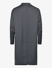 Hope - Relaxed Single Breasted Coat - winter jackets - dark grey melange - 1