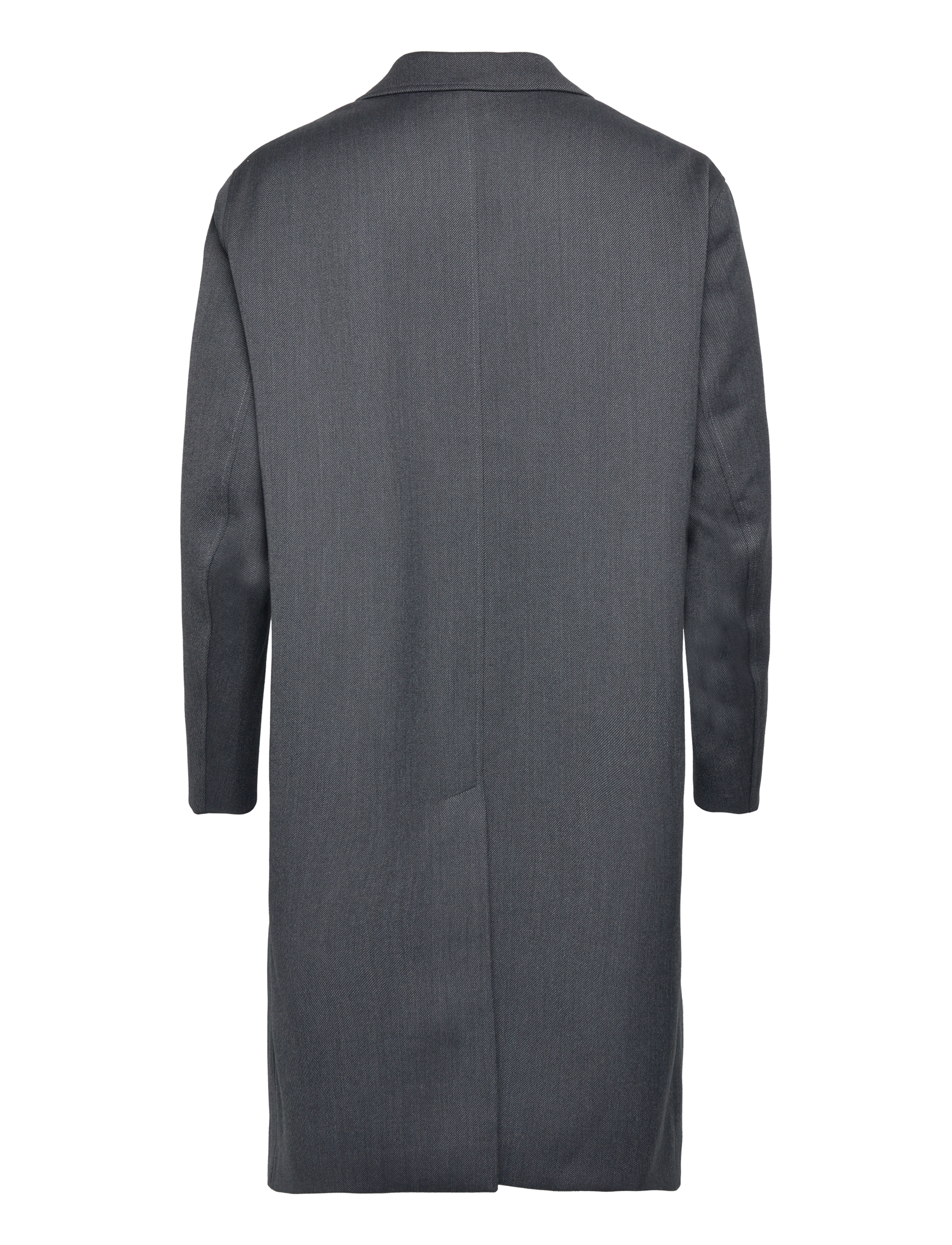 Hope - Relaxed Single Breasted Coat - Žieminės striukės - dark grey melange - 1