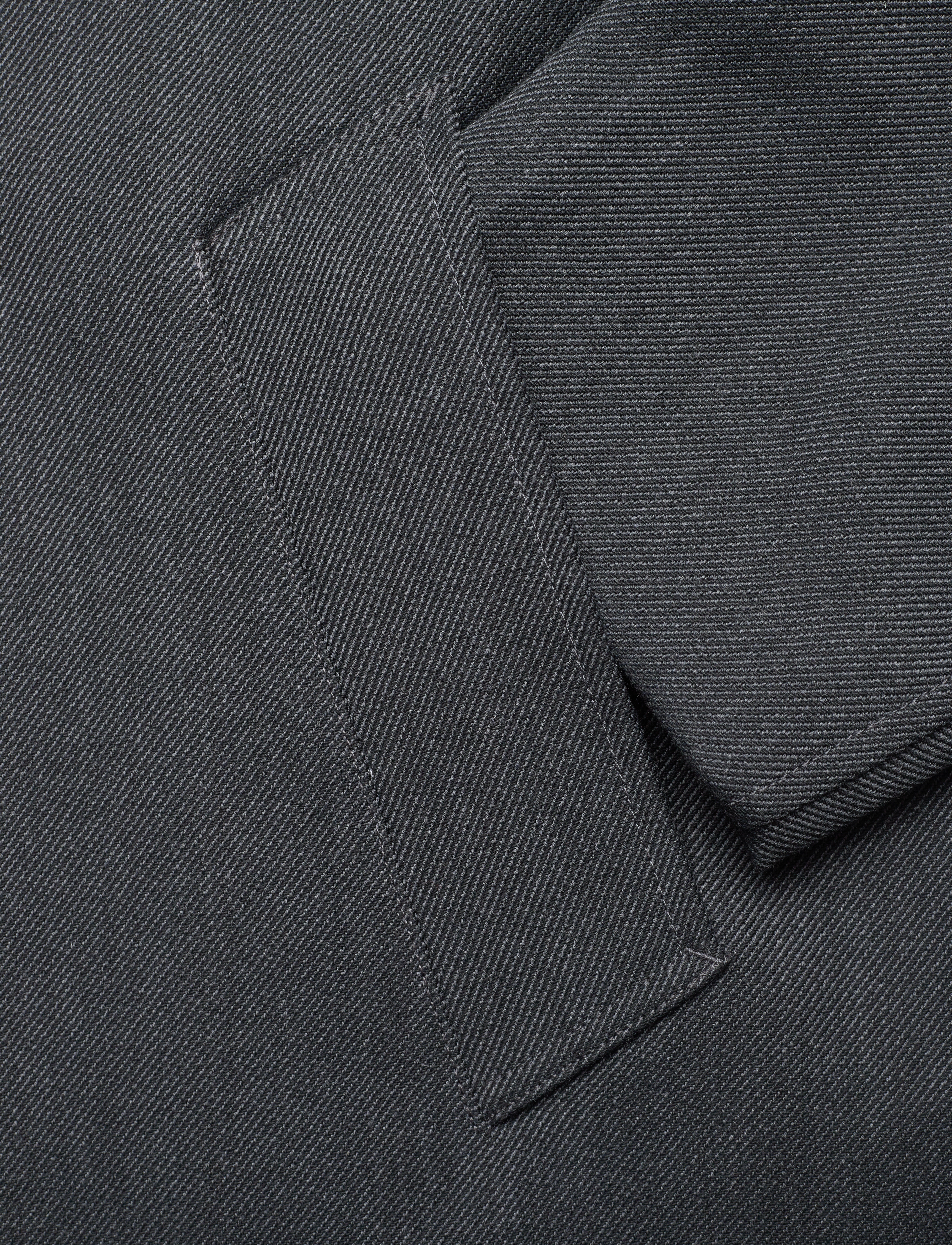 Hope - Relaxed Single Breasted Coat - Žieminės striukės - dark grey melange - 3