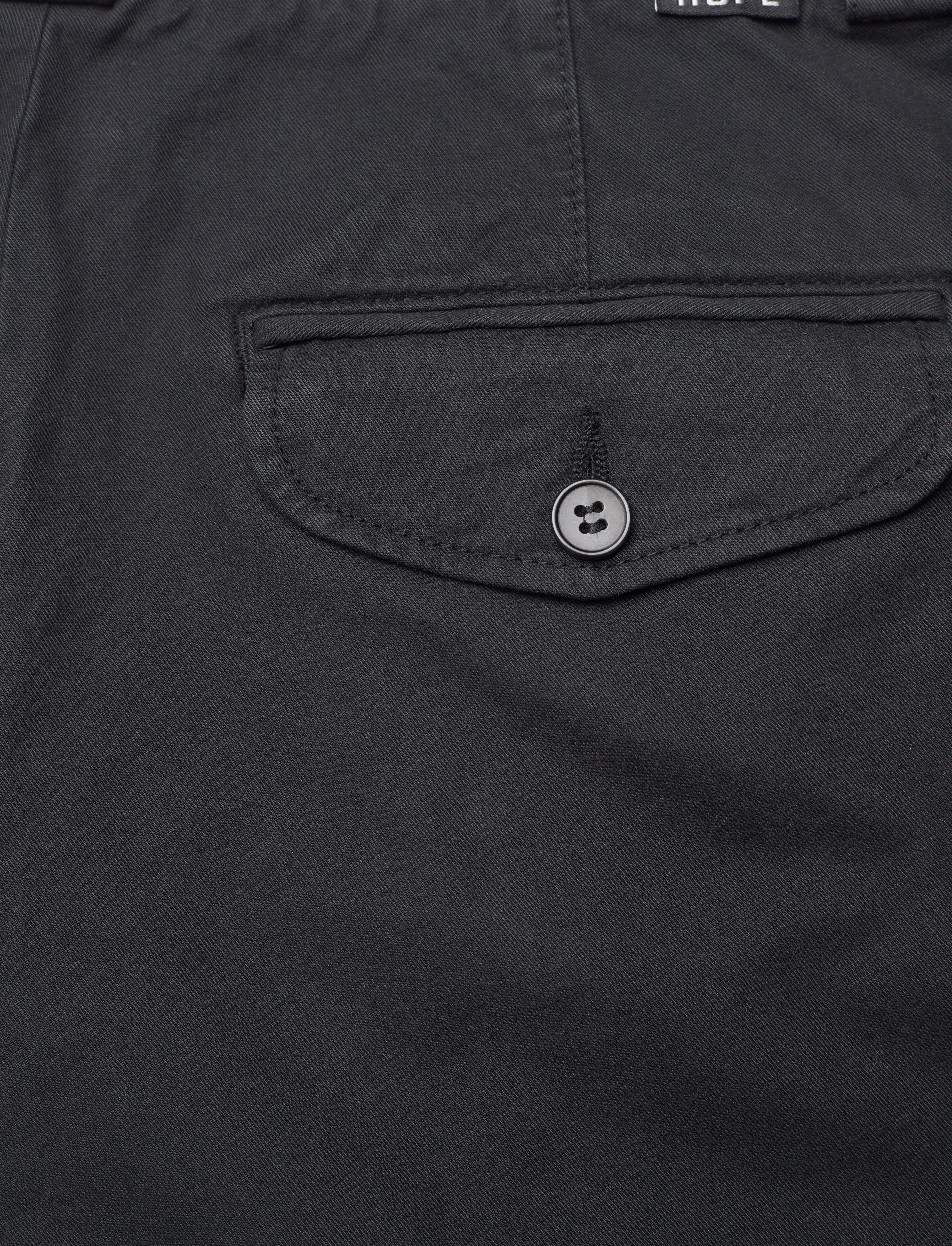 Hope - Relaxed Pleated Chinos - faded black chino - 4