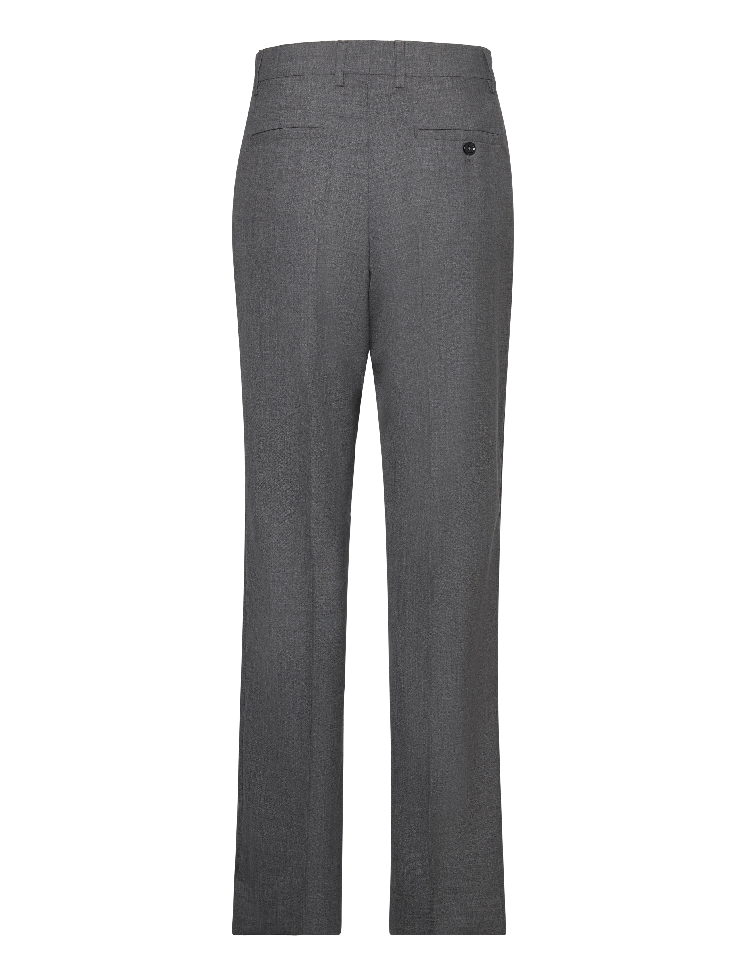 Hope - Straight-leg Suit Trousers - grey melange - 1