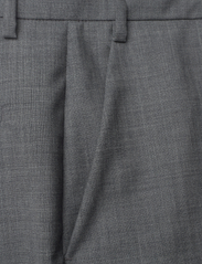 Hope - Straight-leg Suit Trousers - puvunhousut - grey melange - 2