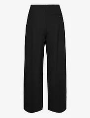 Hope - Pleated Wide-leg Trousers - laia säärega püksid - black - 1