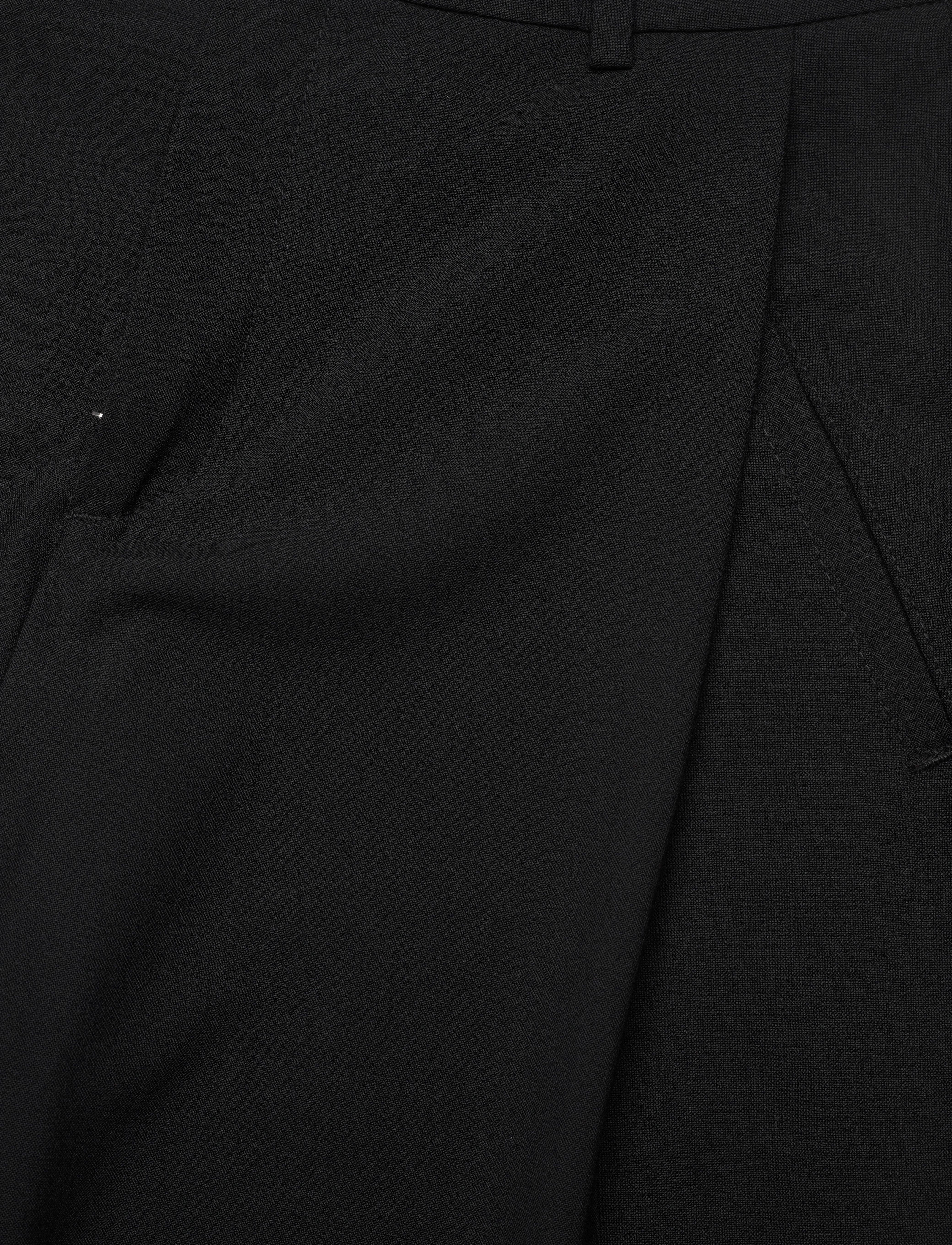 Hope - Pleated Wide-leg Trousers - black - 2