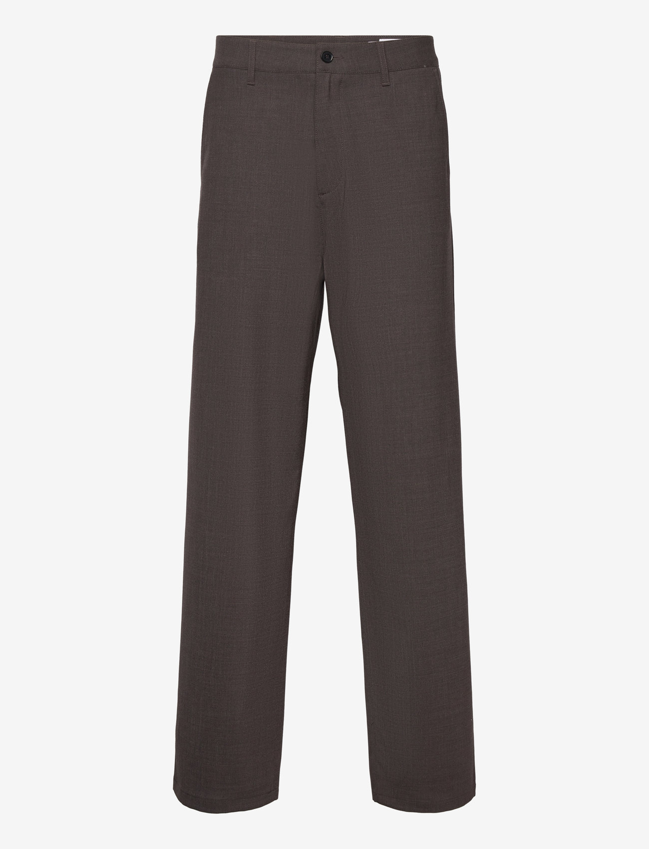 Hope - Wide-leg Suit Trousers - brown melange - 0