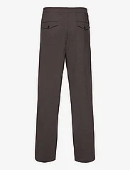 Hope - Wide-leg Suit Trousers - puvunhousut - brown melange - 1