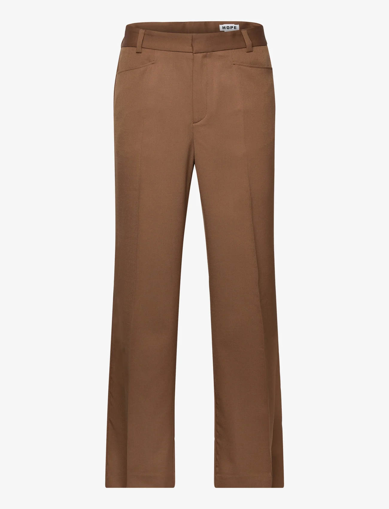 Hope - Relaxed-leg Trousers - suit trousers - brown - 0