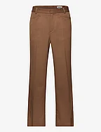 Relaxed-leg Trousers - BROWN