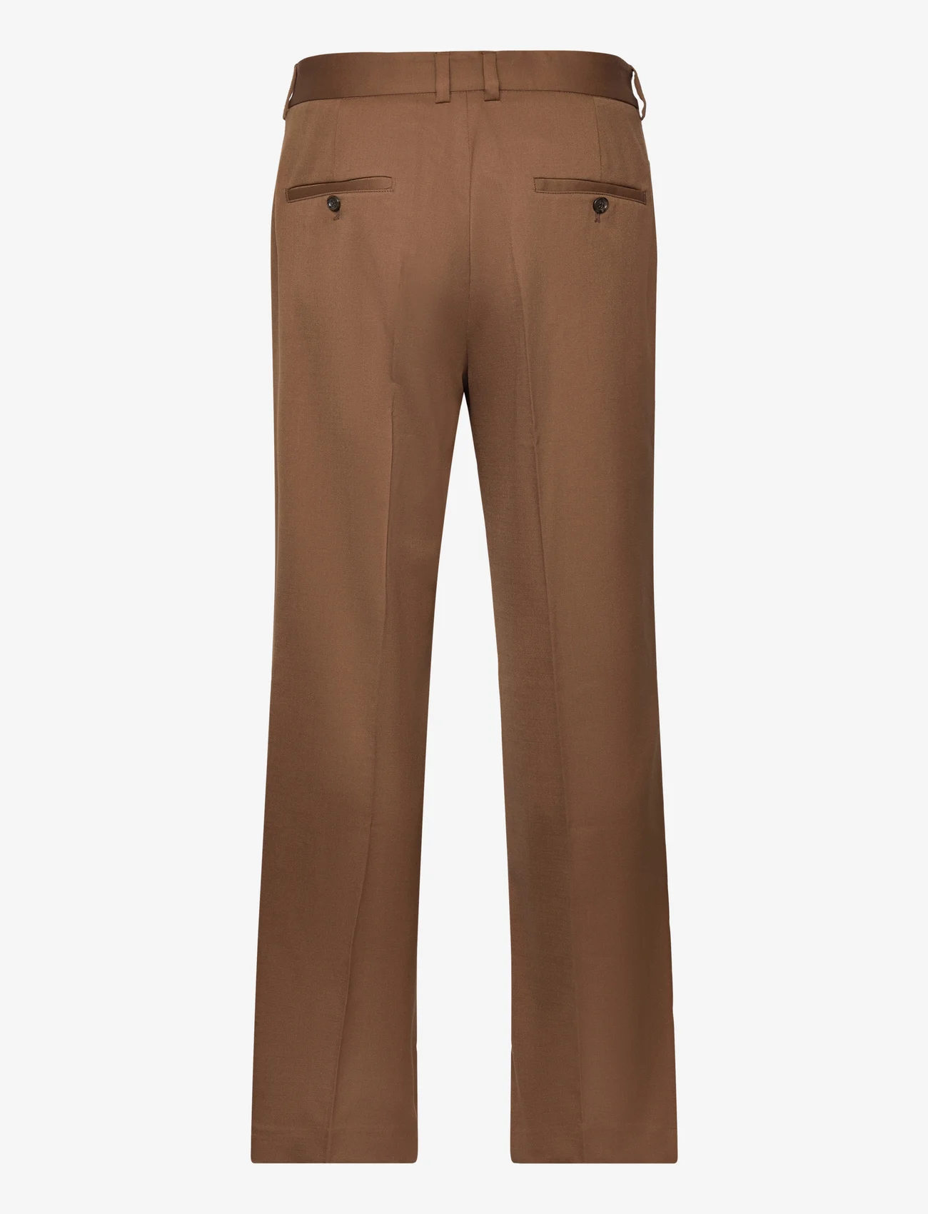 Hope - Relaxed-leg Trousers - casual byxor - brown - 1