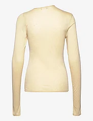 Hope - Long-sleeve Asymmetrical Top - t-shirts & topper - white wine - 1