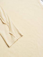 Hope - Long-sleeve Asymmetrical Top - t-shirts & topper - white wine - 2