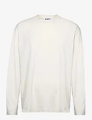 Hope - Relaxed Long-sleeve T-shirt - langærmede t-shirts - light beige - 0