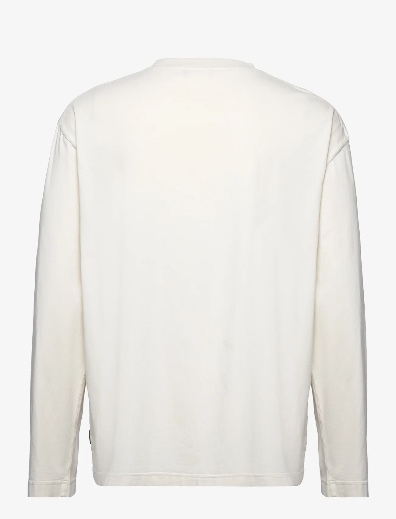 Hope - Relaxed Long-sleeve T-shirt - langermede t-skjorter - light beige - 1