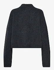 Hope - Boxy Alpaca Sweater - tröjor - washed black - 1