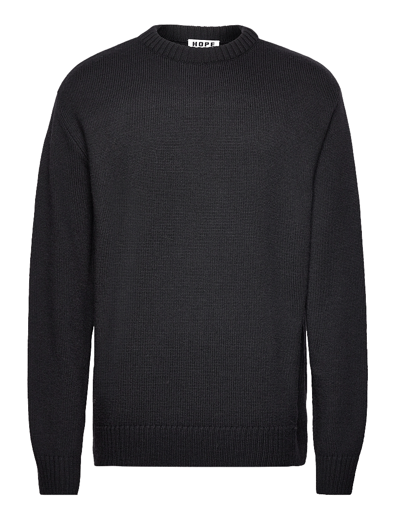Hope Oversized Merino Wool Sweater – knitted round necks – shop at Booztlet