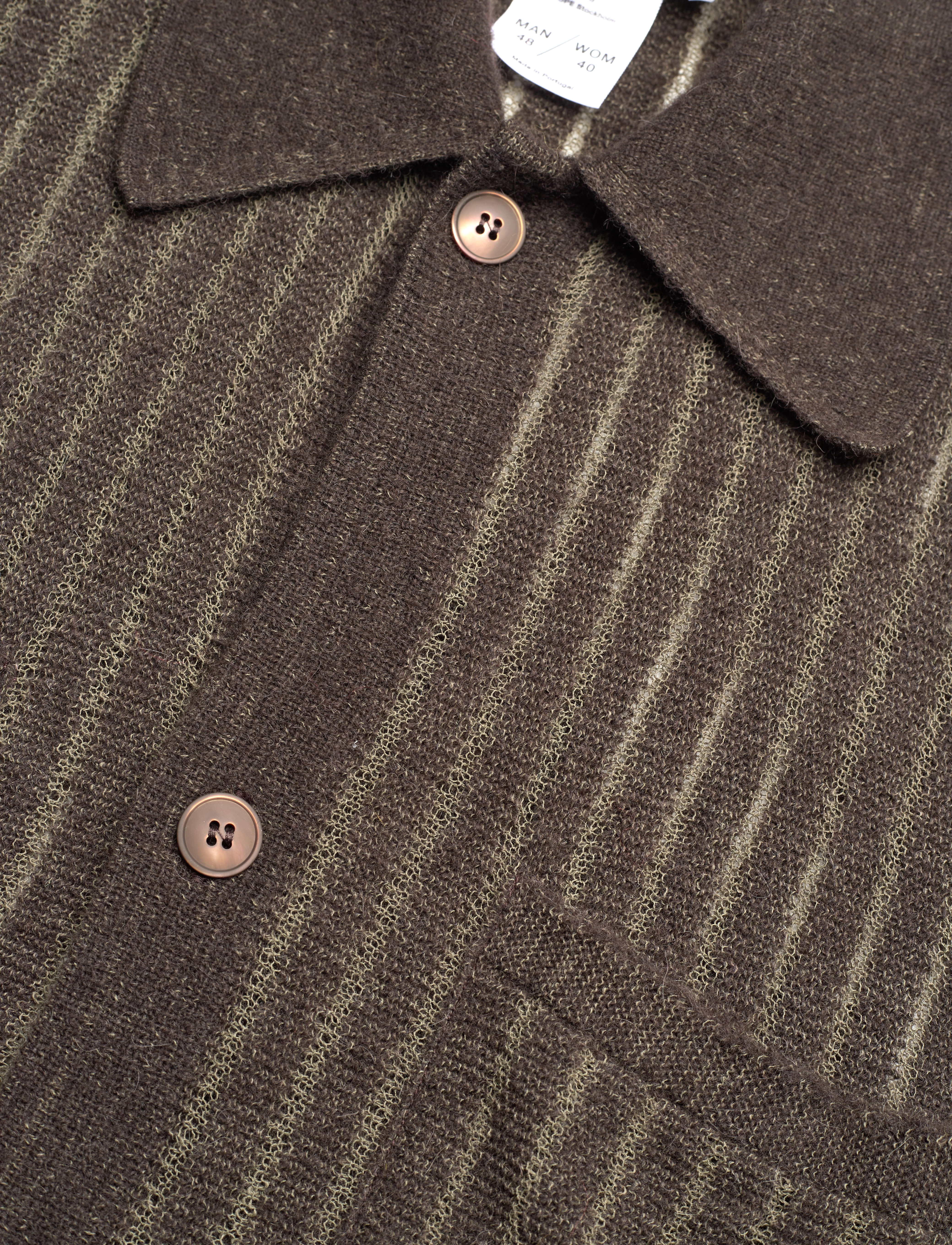 Hope - Relaxed-fit Knitted Cardigan - sünnipäevakingitused - dark khaki - 2