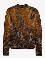 Jacquard Long-sleeve Sweater - MULTICOLOUR JACQUARD