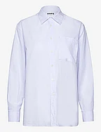 Boxy Shirt - LIGHT BLUE STRIPE