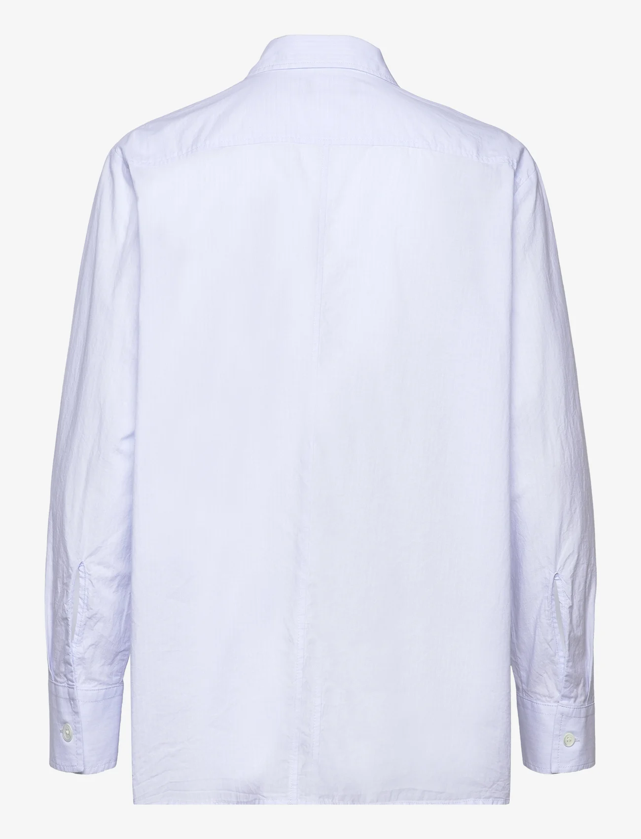 Hope - Boxy Shirt - long-sleeved shirts - light blue stripe - 1