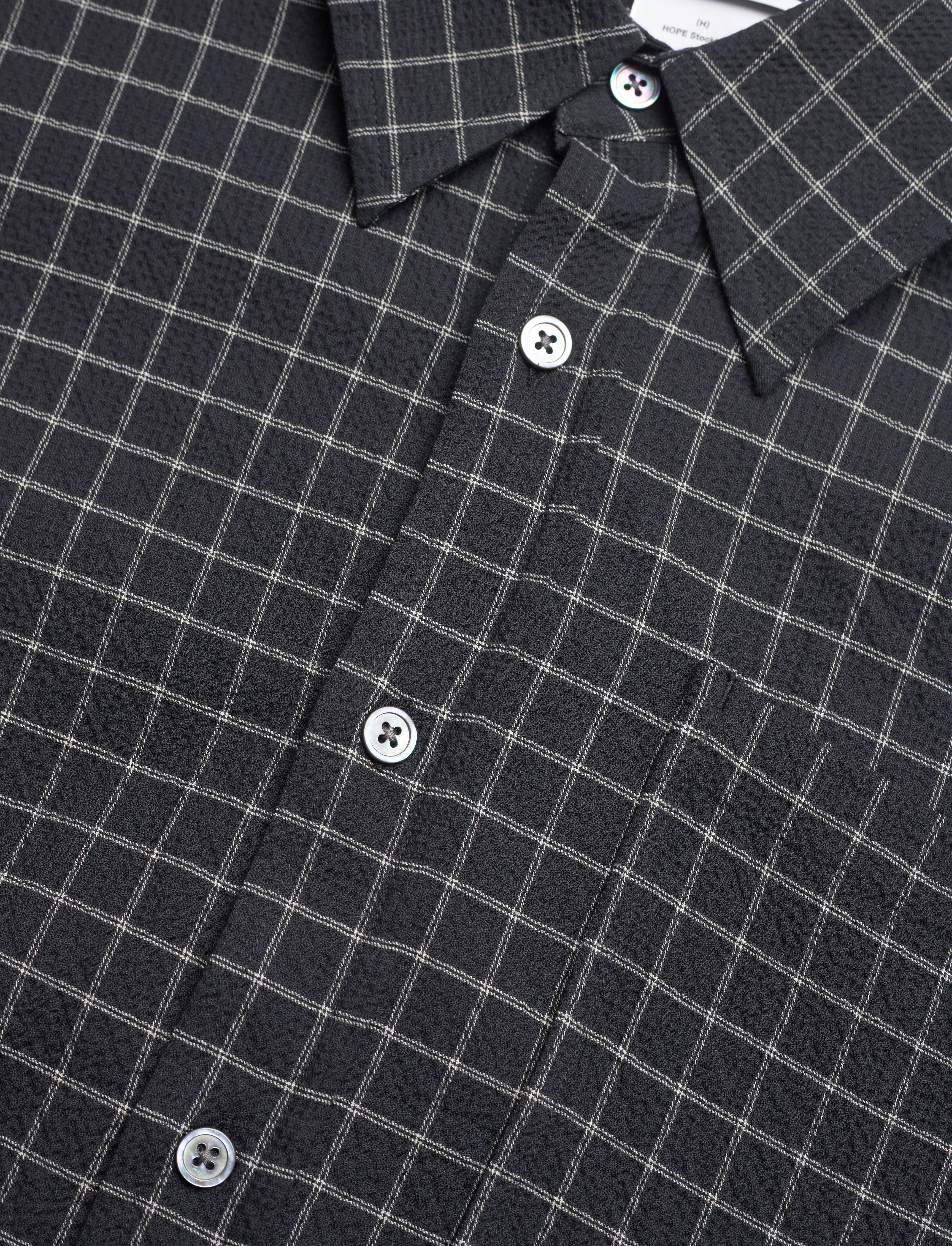 Hope - LIFT SHIRT - black check - 3