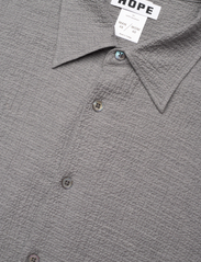 Hope - Oversized Layered-sleeve Shirt - basic skjortor - grey melange - 3