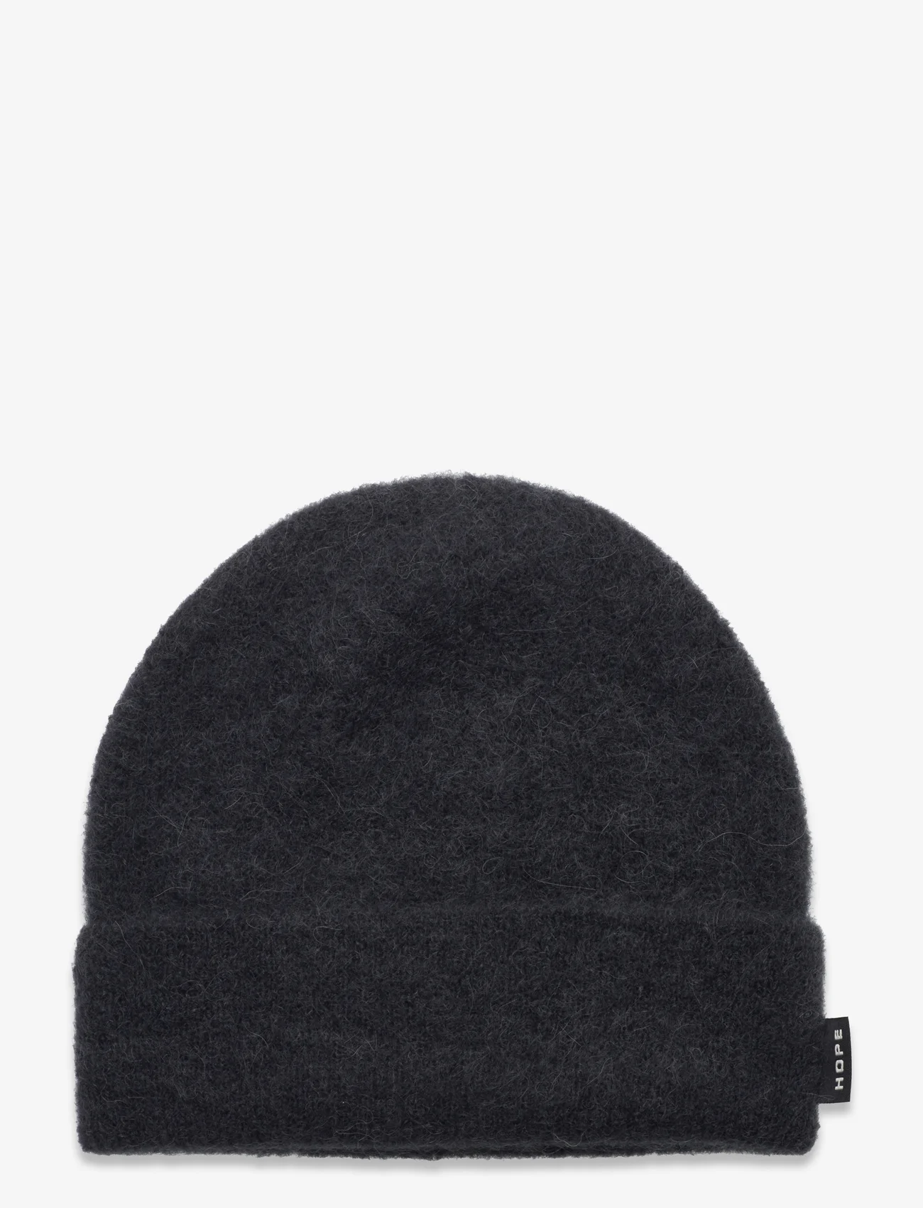 Hope - Wool Hat - adītas cepures - faded black - 0