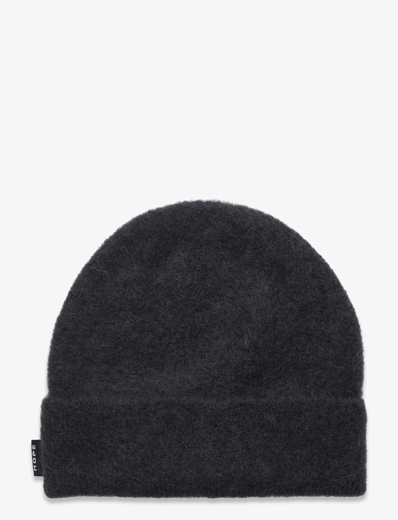 Hope - Wool Hat - adītas cepures - faded black - 1