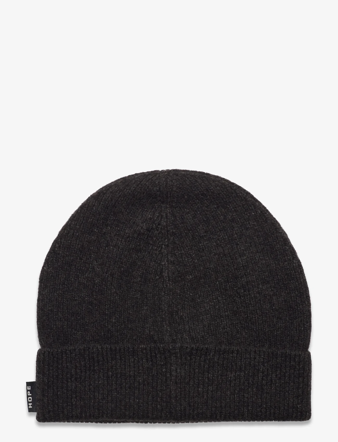 Hope - Wool Hat - adītas cepures - dark brown - 1
