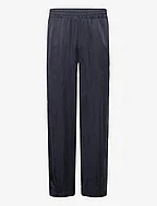 Wide-leg Fluid Trousers - DARK BLUE