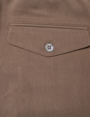 Hope - Elasticated Wide-leg Trousers - casual trousers - mud brown - 8