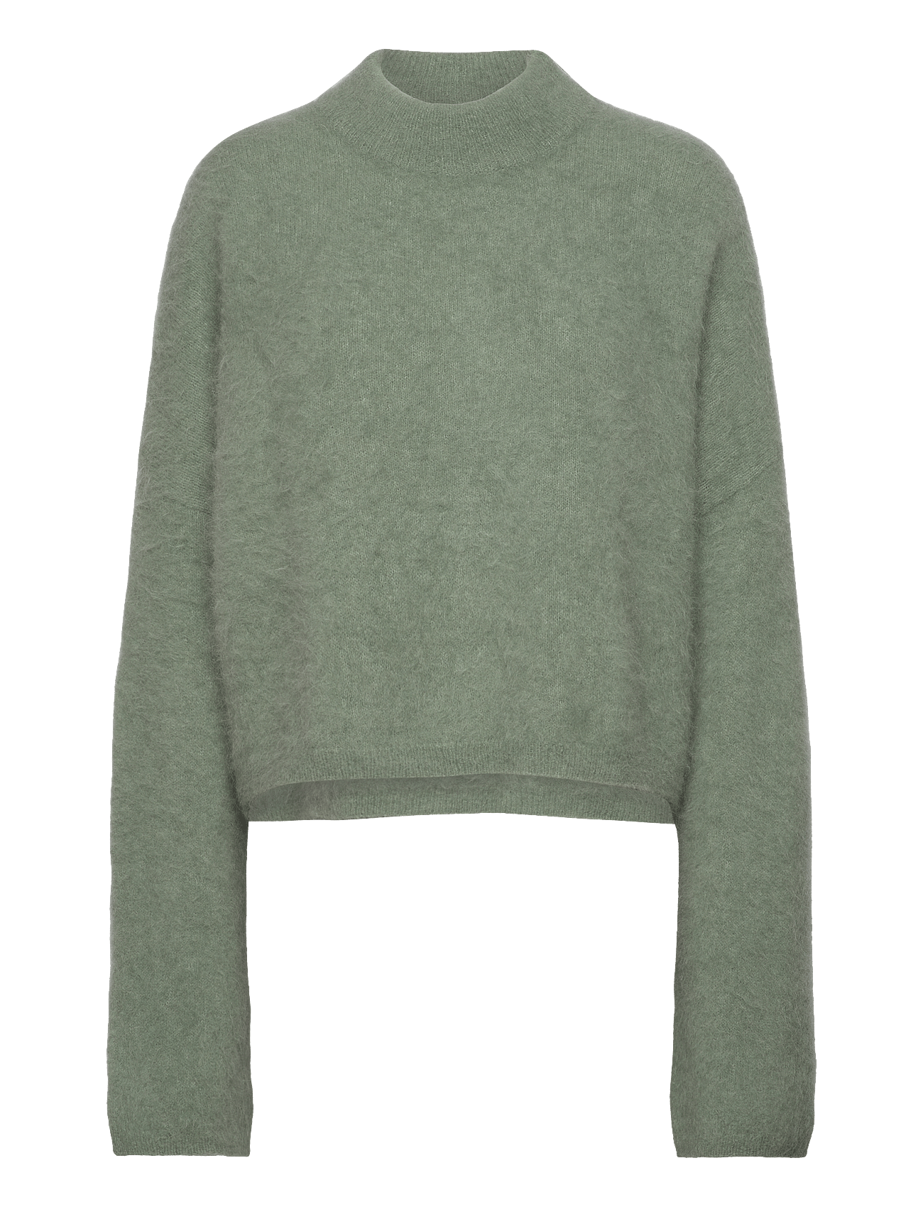 Boxy Alpaca Sweater - ICEBERG
