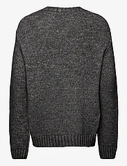 Hope - Oversized Wool Sweater - megztiniai su apvalios formos apykakle - black melange - 1