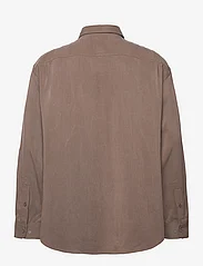 Hope - Oversized Tencel Shirt - basic skjorter - mud brown - 1